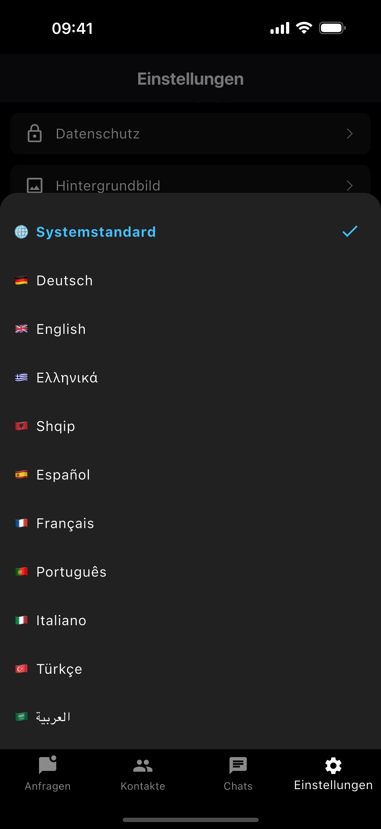 Sprachnachrichten Screenshot